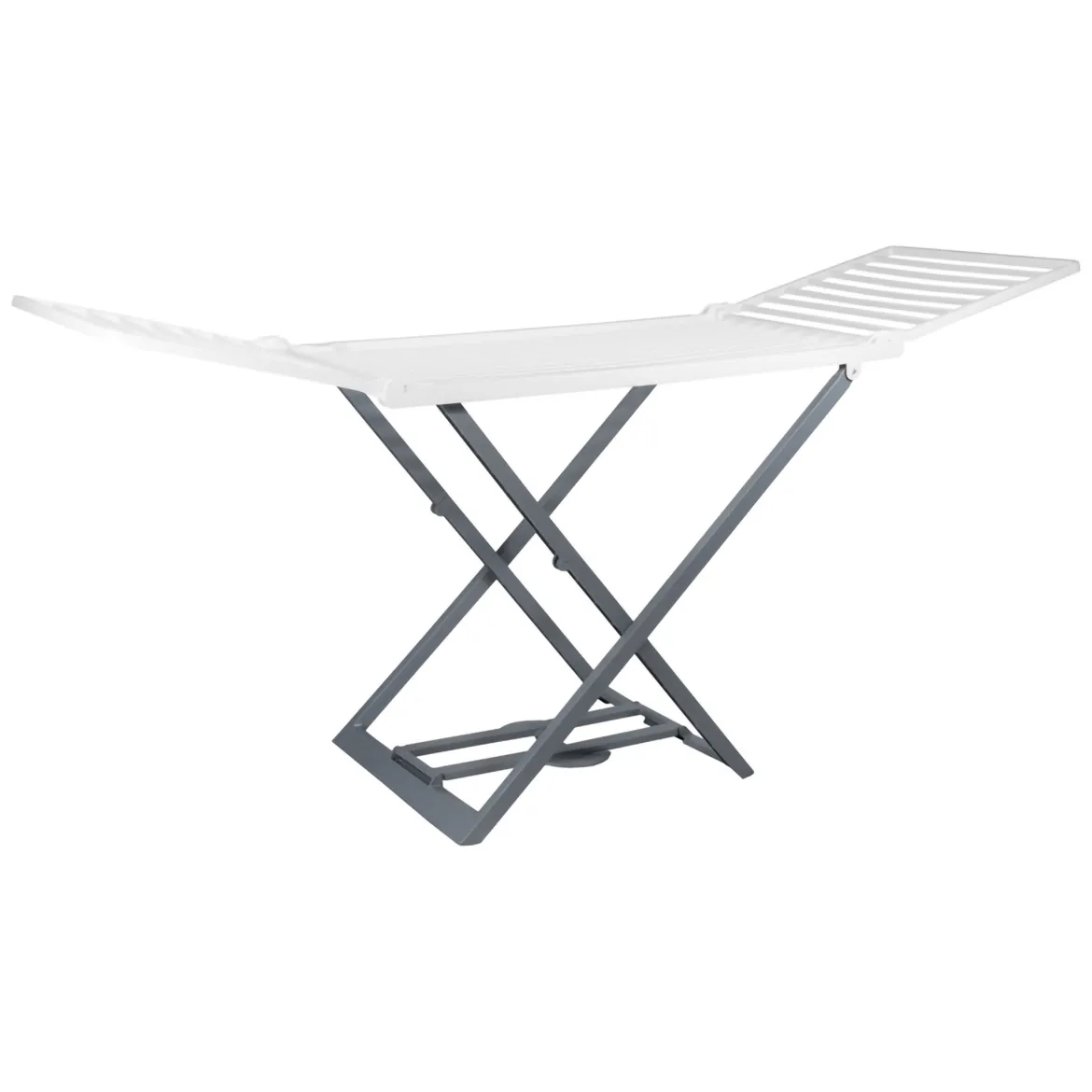 Stendibiancheria Bianco Grigio Stendibiancheria Colore Struttura Grigio, Made in Italy - Betts