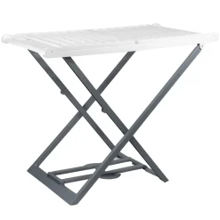 Stendibiancheria Bianco Grigio Stendibiancheria Colore Struttura Grigio, Made in Italy - Betts