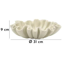 Svuotatasche Bianco Crema Effetto Pietra Sfumatura Colore Struttura Crema, - Fanelori
