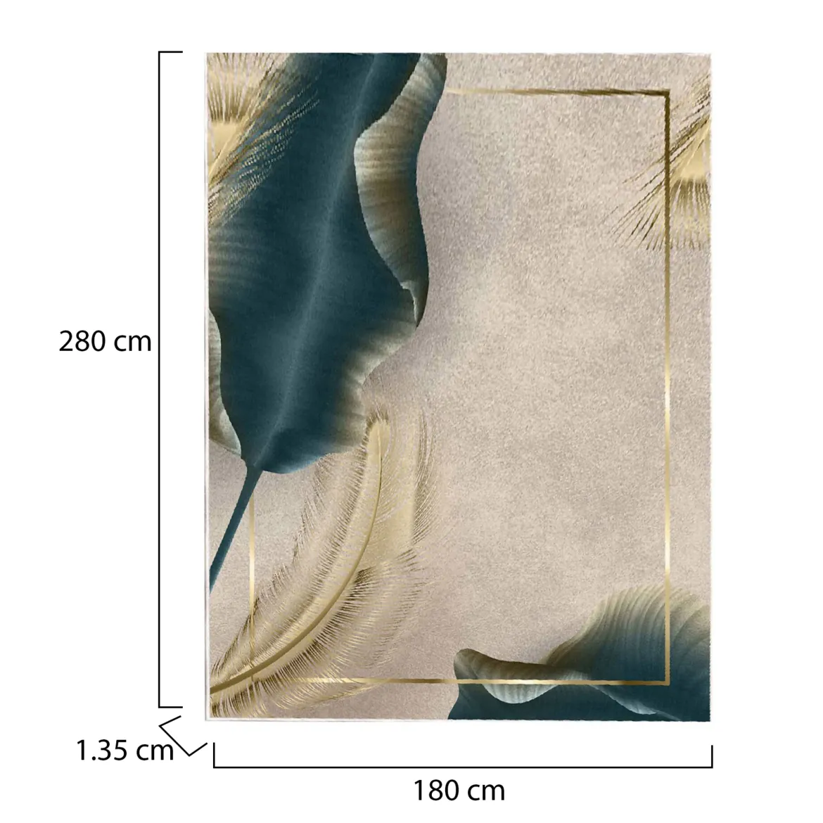 Tappeto Amherst, Multicolore, 180x280 cm