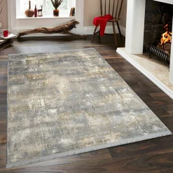 Tappeto Bellefontaine, Grigio e Beige, 200x290 cm