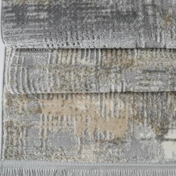 Tappeto Bellefontaine, Grigio e Beige, 200x290 cm