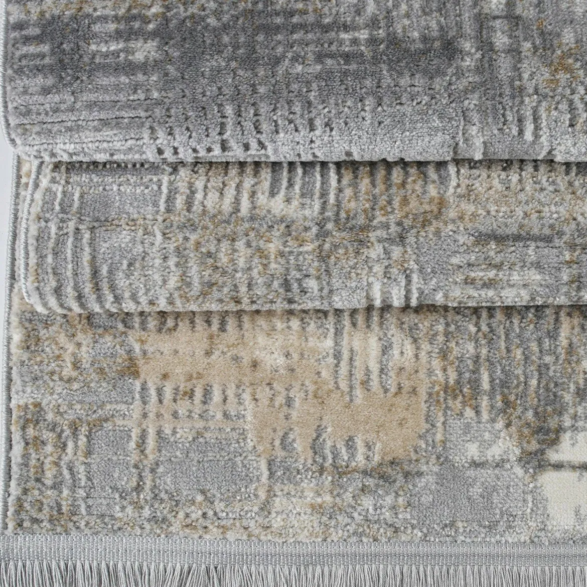 Tappeto Bellefontaine, Grigio e Beige, 200x290 cm