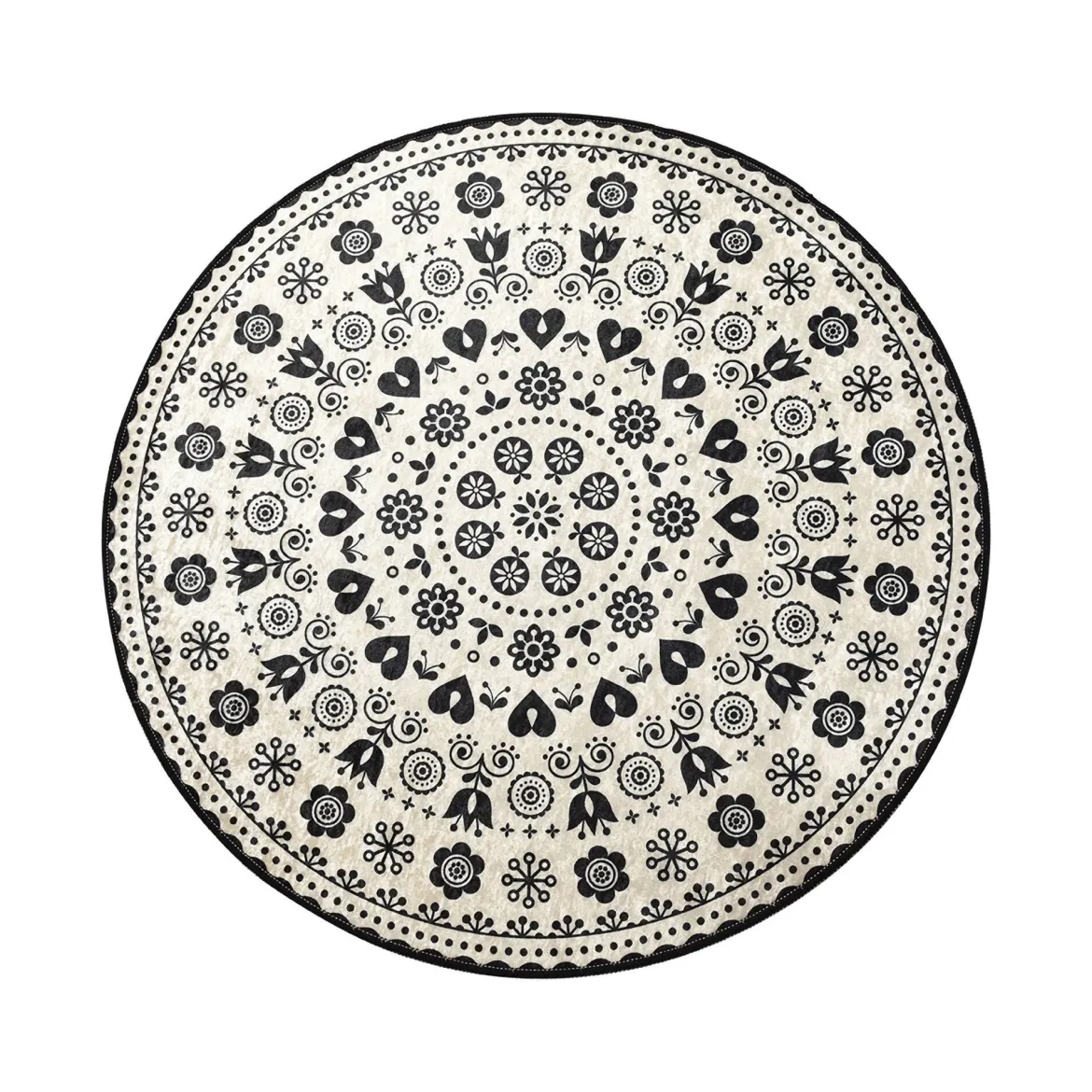 Tappeto da bagno Medina, 100x100 cm, Multicolore