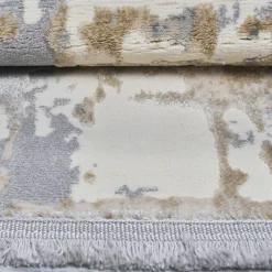 Tappeto Delaware, Grigio e Beige, 120x200 cm