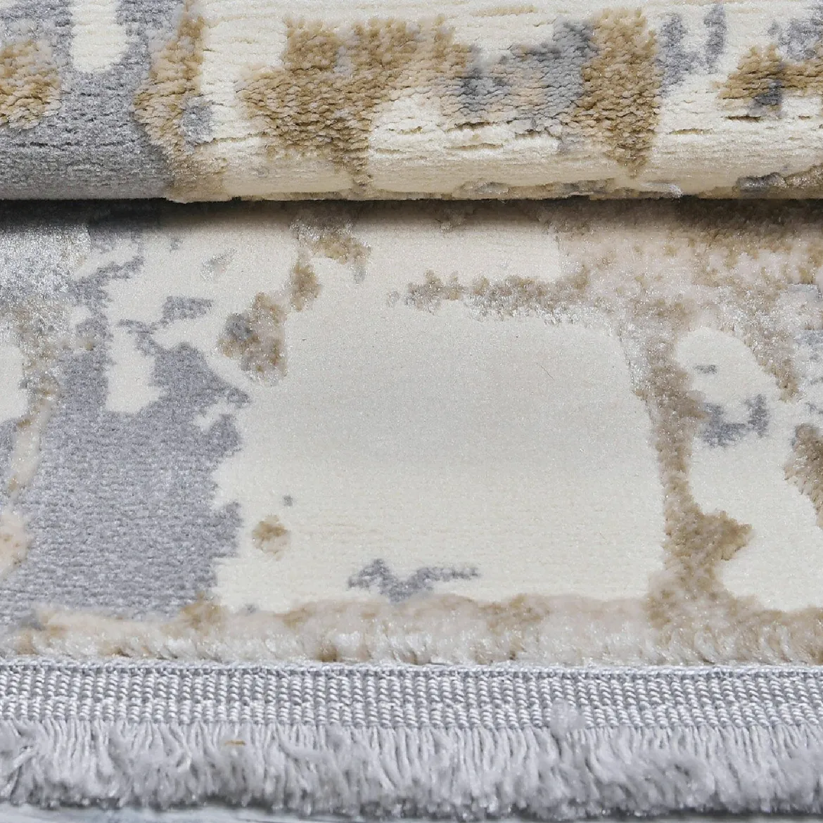 Tappeto Delaware, Grigio e Beige, 120x200 cm