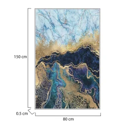 Tappeto Pataskala, Multicolore, 80x150 cm