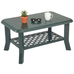 Tavolino da Esterno Verde 2 Posti 90x60x46h cm, Made in Italy - Ucria