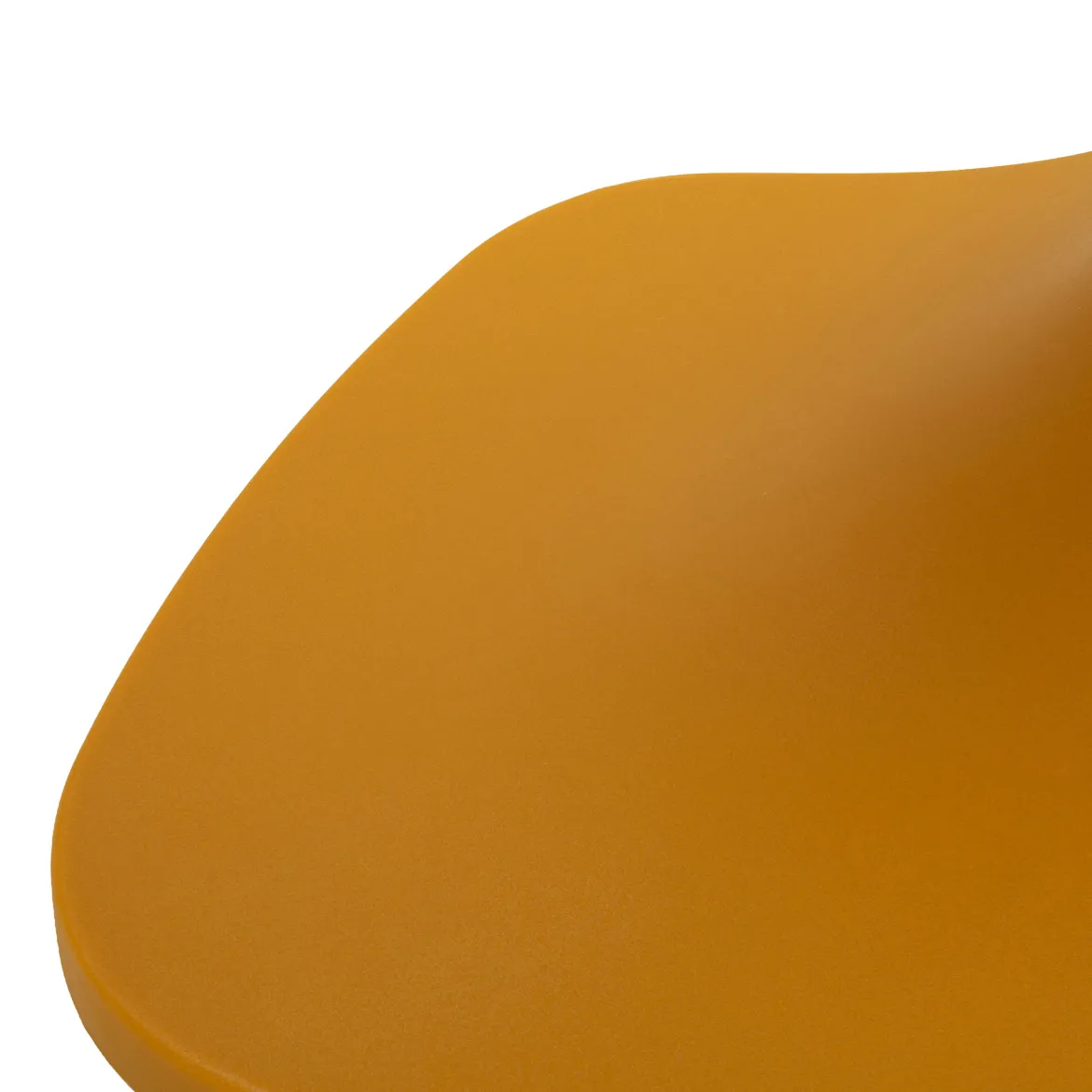 Tavolino da Salotto Arancione Forma Rotondo Colore Ripiano Arancione 40x50x40h cm, Materiale Piano in Metallo - Ilam