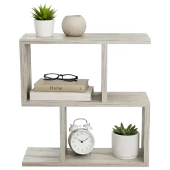 Tavolino da Salotto Beige Marmo 2 Vani Forma Rettangolare 45x17x51h cm, Sfumatura Colore Ripiano Marmo - Tarzo