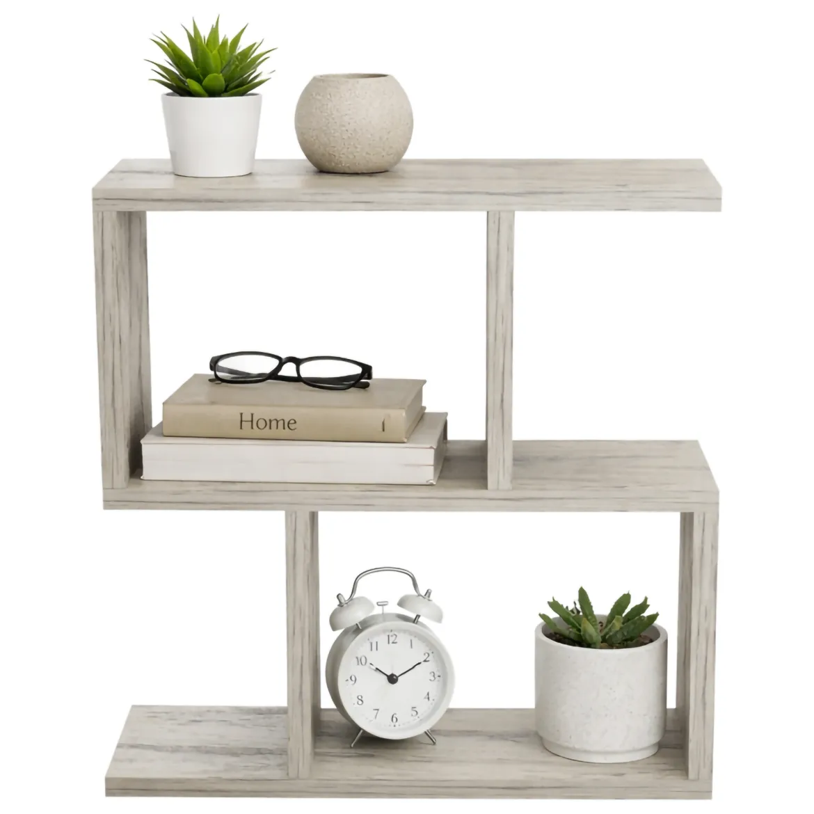 Tavolino da Salotto Beige Marmo 2 Vani Forma Rettangolare 45x17x51h cm, Sfumatura Colore Ripiano Marmo - Tarzo