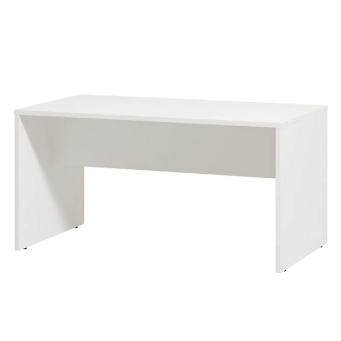 Tavolino da Salotto Bianco con Ruote 2 Vani 30x40x50h cm, Forma Rettangolare - Monticano