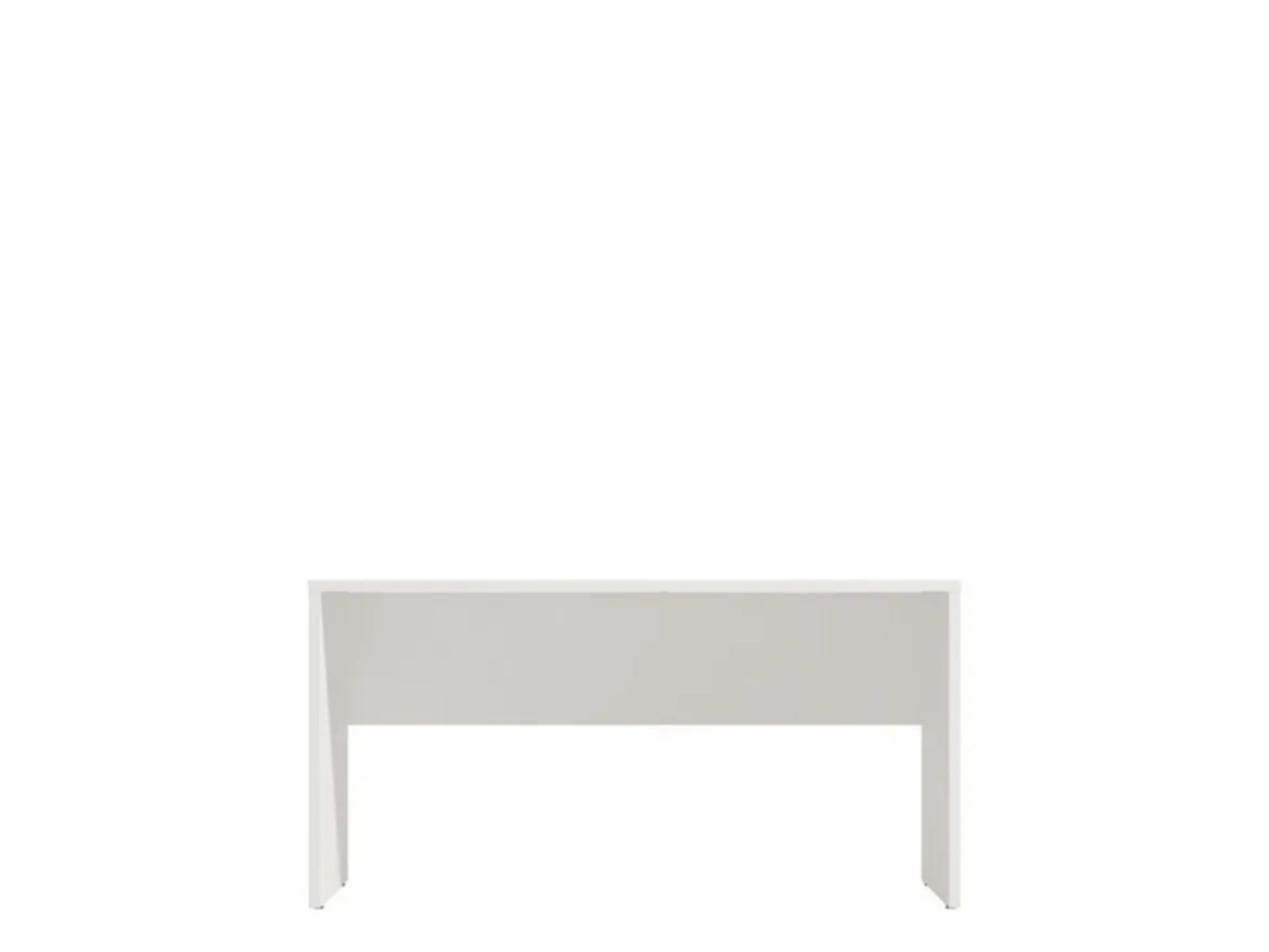 Tavolino da Salotto Bianco con Ruote 2 Vani 30x40x50h cm, Forma Rettangolare - Monticano