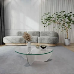 Tavolino da Salotto Bianco Forma Rettangolare Materiale Piano in Legno Nobilitato 119x60x40h cm, Colore Ripiano Bianco - Turate