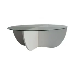 Tavolino da Salotto Bianco Forma Rettangolare Materiale Piano in Legno Nobilitato 119x60x40h cm, Colore Ripiano Bianco - Turate