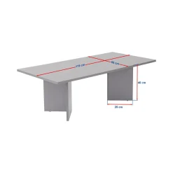 Tavolino da Salotto Bianco Marmo Forma Rettangolare Materiale Piano in Legno Nobilitato 119x60x40h cm, Colore Ripiano Bianco - Turate