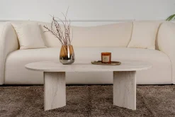 Tavolino da salotto Elain, 119x60 h40 cm, Beige