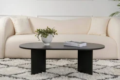 Tavolino da salotto Elain, 119x60 h40 cm, Nero