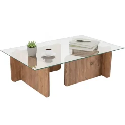 Tavolino da salotto Kallias, 105x65 h30 cm, Pino