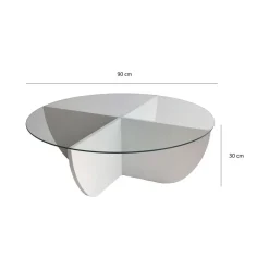 Tavolino da Salotto Marrone Rovere Forma Ovale Materiale Piano in Legno Nobilitato 120x65x40h cm, Colore Ripiano Marrone - Parona