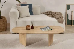 Tavolino da Salotto Marrone Rovere Forma Quadrato Colore Ripiano Marrone 67x67x43h cm, Sfumatura Colore Struttura Rovere - Magre