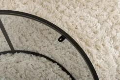 Tavolino da Salotto Nero Portariviste un Vano 90x60x40h cm, Forma Rettangolare - Mina
