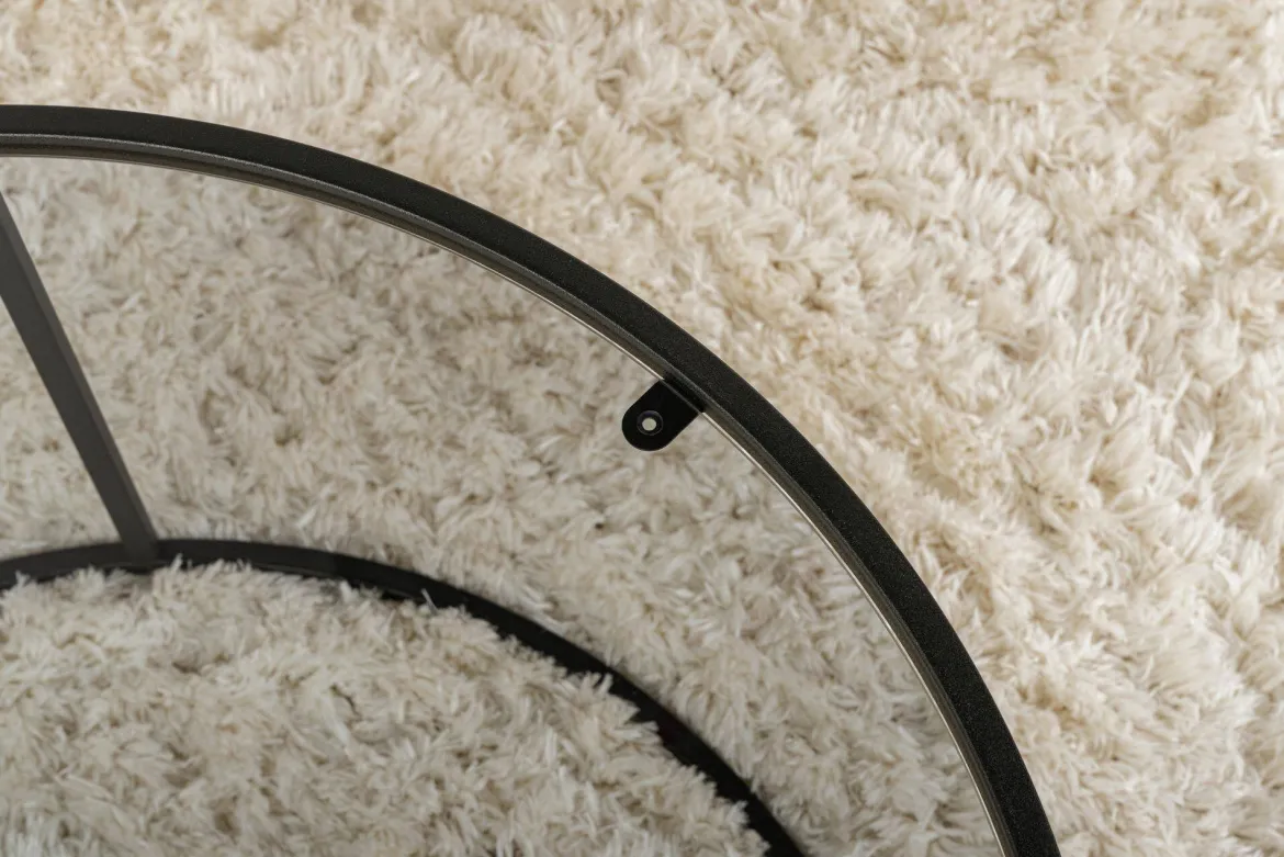 Tavolino da Salotto Nero Portariviste un Vano 90x60x40h cm, Forma Rettangolare - Mina