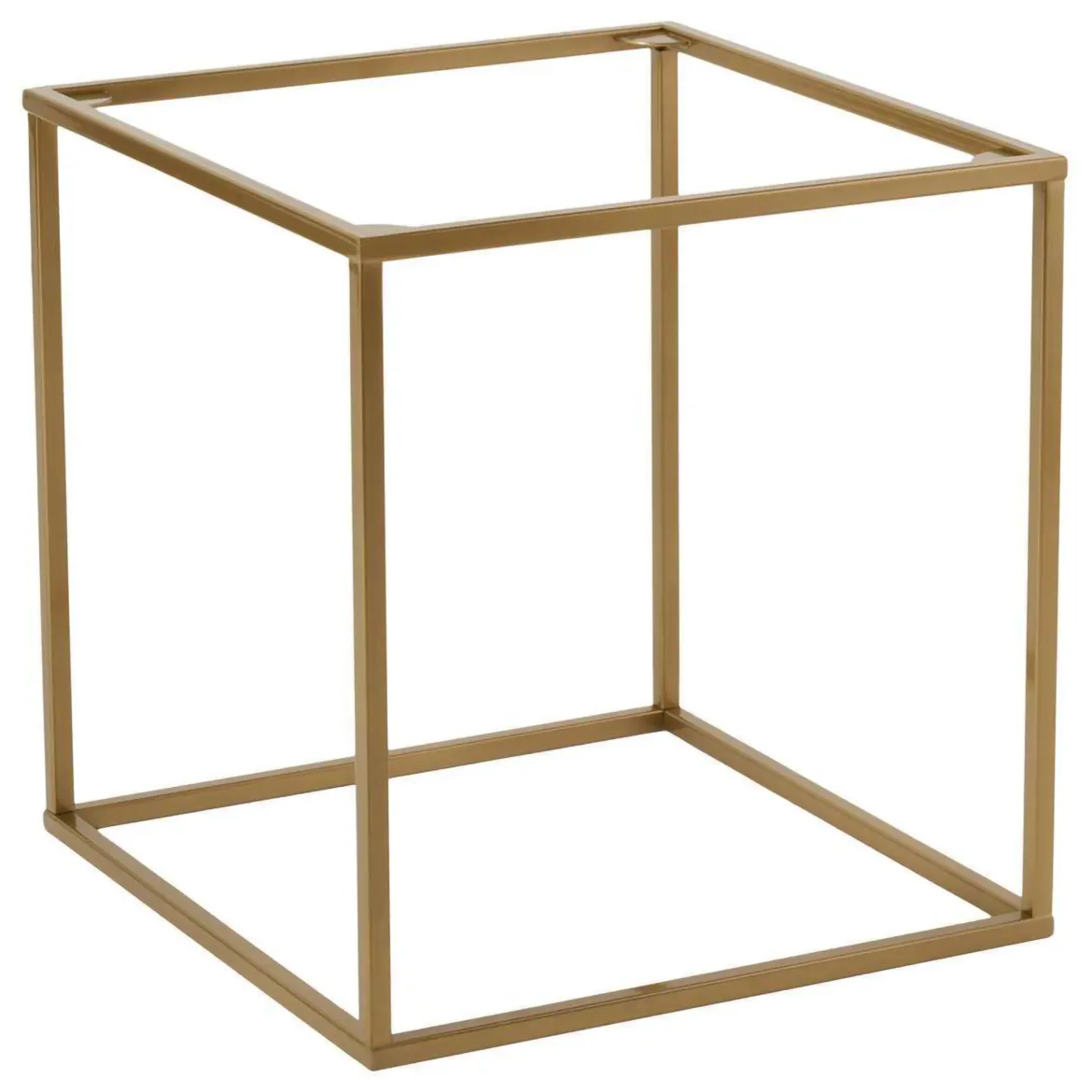 Tavolino da Salotto oro Forma Rotondo Materiale Piano in Vetro 80x80x43h cm, Colore Ripiano Trasparente - Moena