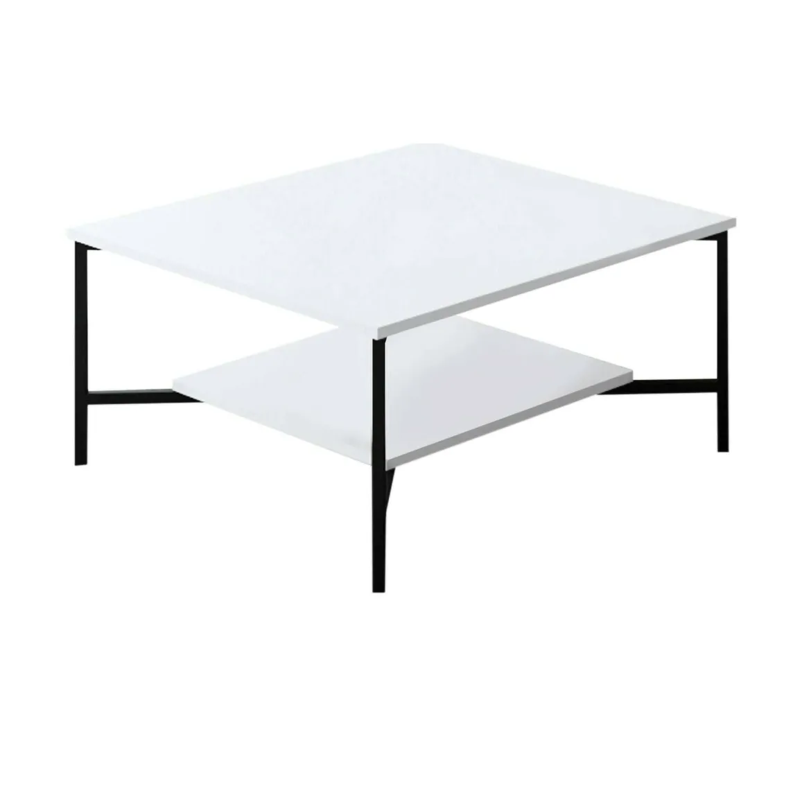 Tavolino da salotto quadrato marmo 90x90x35h cm - Jesinia