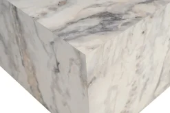 Tavolino da salotto quadrato marmo 90x90x35h cm - Jesinia
