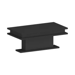 Tavolino da salotto rettangolare antracite 55x55x41h cm - Chanthu