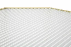 Tavolino da salotto rettangolare oro 50x46x100h cm - George