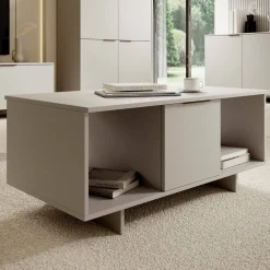 Tavolino da salotto Rho, 100x55 h55 cm, Beige