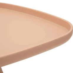 Tavolino da Salotto Rosa Adatto per Indoor/outdoor Angoli Arrotondati Forma Quadrato 48x48x50h cm, Colore Ripiano Rosa - Matata