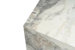 Tavolino salotto cubico marmo 45x45x50h cm - Imogen