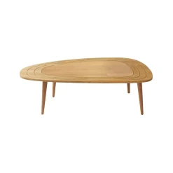 Tavolino salotto ovale rovere 115x50x38h cm - Eugenia