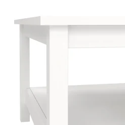 Tavolino salotto quadrato bianco 81x81x45h cm - Casato
