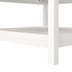 Tavolino salotto quadrato bianco 81x81x45h cm - Casato