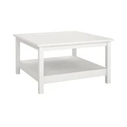 Tavolino salotto quadrato bianco 81x81x45h cm - Casato
