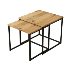 Tavolino salotto quadrato quercia 50x50x48h cm - Magliano