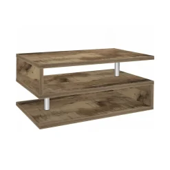Tavolino salotto rettangolare acero 90x55x41h cm - Natalia