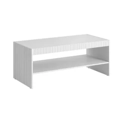 Tavolino salotto rettangolare bianco 30x40x57h cm - Orione