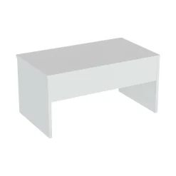 Tavolino salotto rettangolare bianco 90x45x52h cm - Marinone
