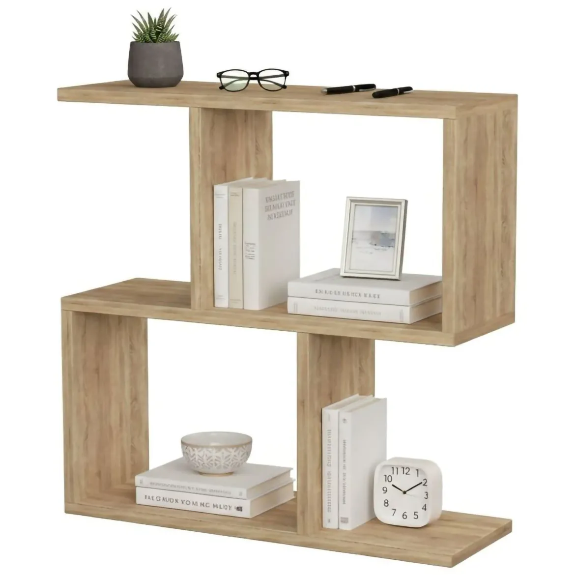 Tavolino salotto rettangolare quercia 90x41x54h cm - Lozio