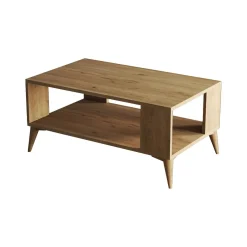 Tavolino salotto rettangolare quercia 90x41x54h cm - Lozio