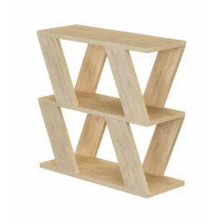 Tavolino soggiorno irregolare quercia 60x22x57h cm - Beniamina