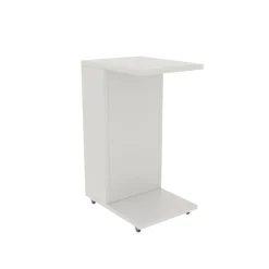 Tavolino soggiorno rettangolare bianco 30x40x63h cm - Blas