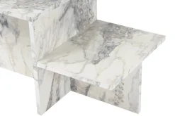 Tavolino soggiorno rettangolare marrone e antracite 90x60x40h cm - Apostolo