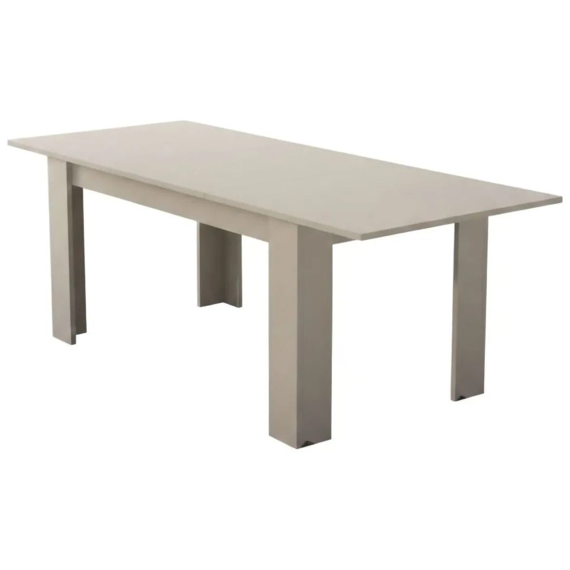 Tavolo Allungabile Beige Allungabile Meccanismo Estensione Allunga Centrale 220x90x75h cm, Lunghezza Massima 220 cm - Campora