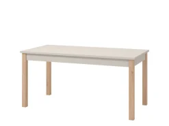 Tavolo Allungabile Beige Marrone Rovere 8 Posti Allungabile 160x80x77h cm, - Bulzi